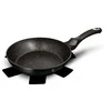 24 cm BERLINGER HAUS Juodas SIDABARAS GRANITE PAN BH-1844