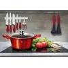 KOMPLET GARNKÓW 3-ele 24cm BERLINGER HAUS METALLIC BURGUNDY LINE BH-6779