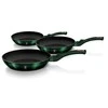 3 GRANITINIŲ KEPUČIŲ RINKINYS 20/24 / 28CM BERLINGER HAUS METALLIC EMERALD BH-6168