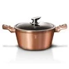 4,5 l troškintuvas 24 cm BERLINGER HAUS METALLIC LINE ROSE GOLD BH-1515-N