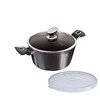 Puodas su dangčiu BERLINGER HAUS CARBON PRO, Ø24 cm, 6,1 l