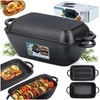 Vilde Ketaus puodas 3.5L ir dangtis «Grilis» keptuvė 1.5L | mod. 279010
