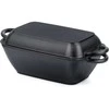 Vilde Ketaus puodas 3.5L ir dangtis «Grilis» keptuvė 1.5L | mod. 279010