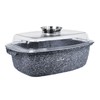 Zilner DIDELIS MARMURINIS KERAMINIS skrudinimo puodas HEAVY POT NElipnus aromatas