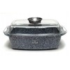 Zilner DIDELIS MARMURINIS KERAMINIS skrudinimo puodas HEAVY POT NElipnus aromatas