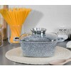 Zilner BRYTFANNA Puodas KWADRATOWY 3.5L 22cm ZILNER Pilkas ZL-7058