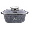 Zilner KVADRATINIS PUODAS 5,5 l 26 cm ZILNER PILKA ZL-7059
