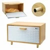 Bambukinė duonos dėžutė duonos indelis BRUNBESTE BB-4251 Baltas