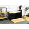 Dvipusė bambukinė plieninė duoninė, įstriža, juoda BRUNBESTE BB-4258