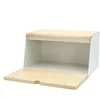 Dvipusė bambukinė plieninė duoninė, pasvirusi, balta BRUNBESTE BB-4259