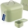 Orion metalinis duonos dėžė GREENISH 20x20x17 cm
