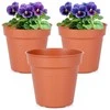 Ibergarden ProGarden Gėlių Vazonai 13 cm Plastikiniai 3vnt Orui Ir Lauko Naudojimui