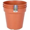 Ibergarden ProGarden Gėlių Vazonai 13 cm Plastikiniai 3vnt Orui Ir Lauko Naudojimui