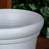 Vilde Konteineris gėlėms 38x34 cm pilkas plastikas