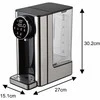Dozownik Karšto vandens dozatorius, dozatorius, LED jutiklinis skydelis, temperatūros ir tūrio valdymas, 2,7 l, Klausberg, kb-7880