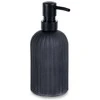 Skysto muilo dozatorius Vilde, juodas stiklinis, 400 ml
