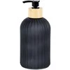 Skysto muilo dozatorius Vilde 400 ml stiklinis juodas