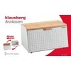 Chlebak Klausberg plieno-bambuko duoninė, balta