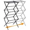 Vilde Vertikalus džiovyklė Metalinis Juodas Intreklaus 44,5-75x37,5x105 cm