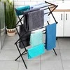 Vilde Vertikalus džiovyklė Metalinis Juodas Intreklaus 44,5-75x37,5x105 cm