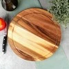 Excellent Houseware Akacijų Medienos Apvalus Pjaustymo ir Patiekimo Padas, 30 cm