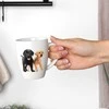 Eh Excellent Houseware Keramikinės puodeliai 220 ml, 3 vnt. su šuniuko motyvu