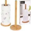 Excellent Houseware Bambuko medžio virtuvės popierinių rankšluosčių laikiklis 29,5 cm