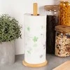Excellent Houseware Bambuko medžio virtuvės popierinių rankšluosčių laikiklis 29,5 cm