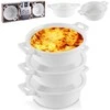 Excellent Houseware Porceliano kepimo indai 130 ml 3 vnt.