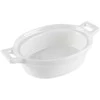 Excellent Houseware Ramekins porcelianinė balta 120 ml 3 vnt.