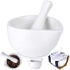 Excellent Houseware Grūstuvė su grūstuvu balta