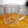 Excellent Houseware Praktinės stiklinės gėrimams su rankena, 230 ml, 3 vnt.