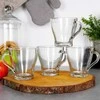 Excellent Houseware Stiklinės kavos ir arbatai 280 ml 4 vnt.