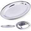Eh Excellent Houseware Plieninis serviravimo padėklas ovalus 44x29 cm