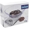 Orion Elektroninės virtuvinės svarstyklės su dubeniu 5kg