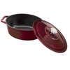 Berlinger Haus Ketaus puodas, 30x22x12cm, 4,65L | Metallic Line Burgundy Edition BH/6499