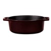 Berlinger Haus Ketaus puodas, 30x22x12cm, 4,65L | Metallic Line Burgundy Edition BH/6499