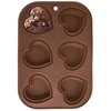 Orion Silikoninė kepimo forma širdelės 30x20.5 cm