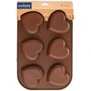 Orion Silikoninė kepimo forma širdelės 30x20.5 cm