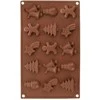 Orion Silikoninė Sausainių Forma Kalėdinei Kepimui 29x17 cm