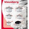 GARNKI STALOWE 12 EL. 2.1/2.1/2.9/3.4/3.9/6.6L KLAUSBERG KB-7700