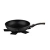 GRANITE / WOK KEDA 28 cm BERLINGER HAUS Juodas ROSE BH-1638-N