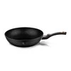 GRANITE / WOK KEDA 28 cm BERLINGER HAUS Juodas ROSE BH-1638-N
