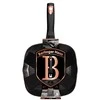 GRANITINĖ GRILĖLĖ 28cm NUIMAMA RANKENA BERLINGER HAUS Juodas ROSE BH-1953