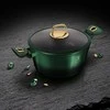 GRANITINĖ TRAUKA 2,5L 20CM BERLINGER HAUS METALLIC LINE EMERALD BH-6057