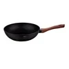 GRANITU DENGTA WOK 28cm 3,2L BERLINGER HAUS EBONY ROSEWOOD BH-1719
