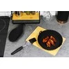 Silikoninis įdėklas oro keptuvei, apvalus, juodas, 20 cm, BRUNBESTE BB-3133