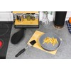 Silikoninis įdėklas AIR FRYER gruzdintuvei, apvalus, pilkas, 20,5 cm forma BRUNBESTE BB-3373