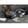 Keptuvė 24cm su krepšeliu ir garų lėkšte 4 vnt. BERLINGER HAUS Juodas PRO BH-6554