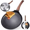 Vilde Blynų keptuvė granitinė neprideganti Juodas&WOOD 26 cm